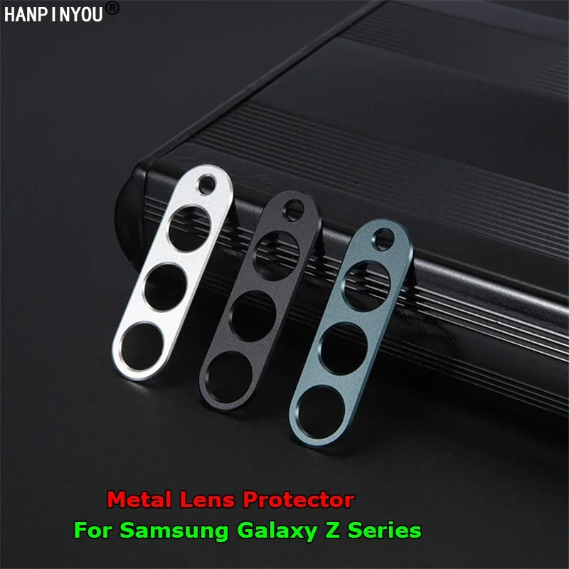 Per Samsung Galaxy Z Fold 5 2 4 Fold3 Flip3 5G Camera Guard Circle Metal Lens Glass Protector Case Cover Anello Di Protezione Paraurti