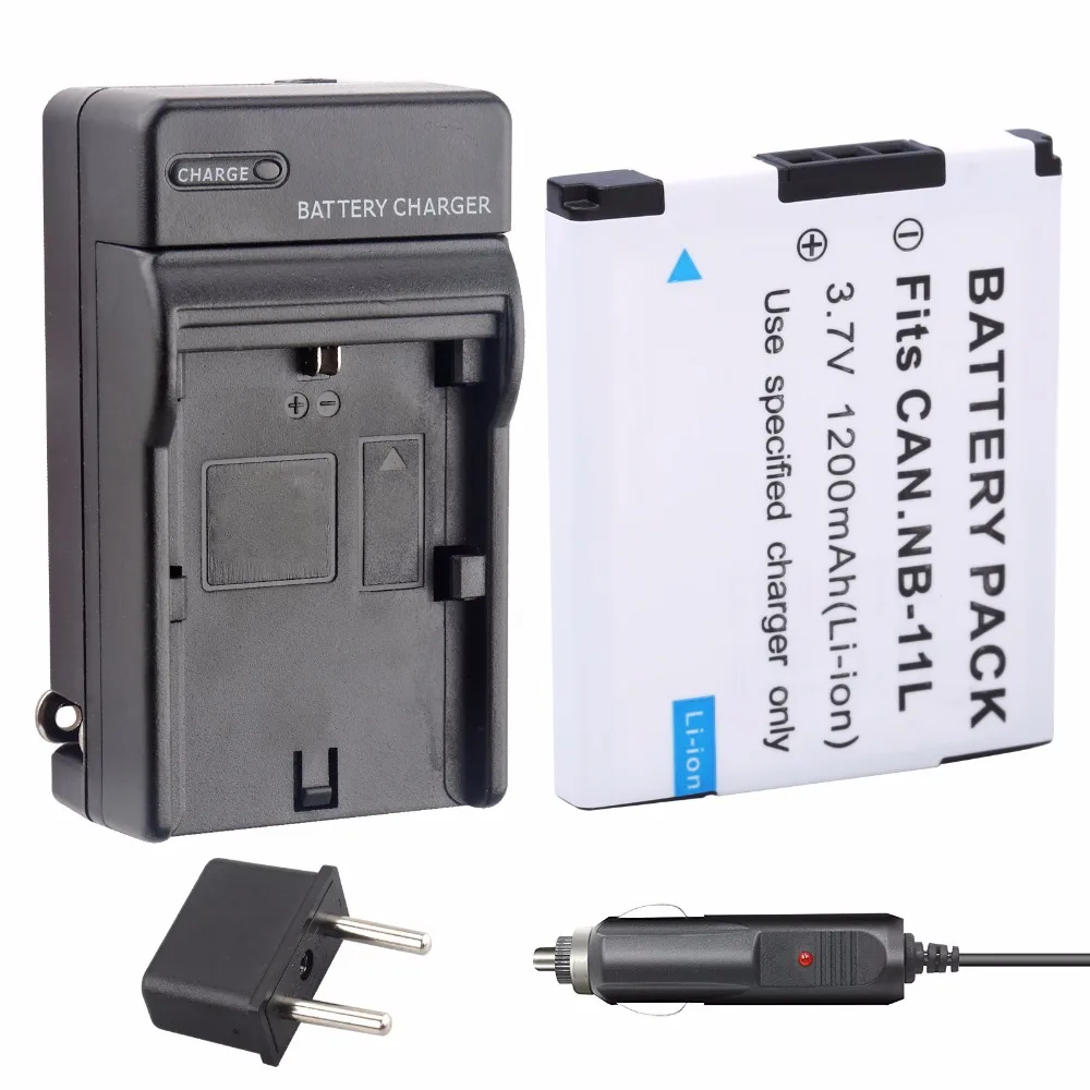 Per Canon Nb-11L, Nb-11Lh Nb 11L + Caricabatterie Per Canon Powershot A2500, A2600, A3400 Is, A3500 Is, A4000 Is Elph 110 Hs, Elph 115