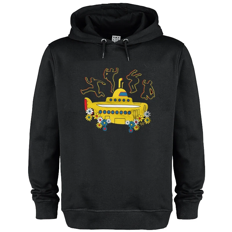 Harajuku Fashion Yellow Submarin Felpa Con Cappuccio Felpe Casual Mens Harajuku Streetwear Felpa Con Cappuccio Pullover Top Hip Hop