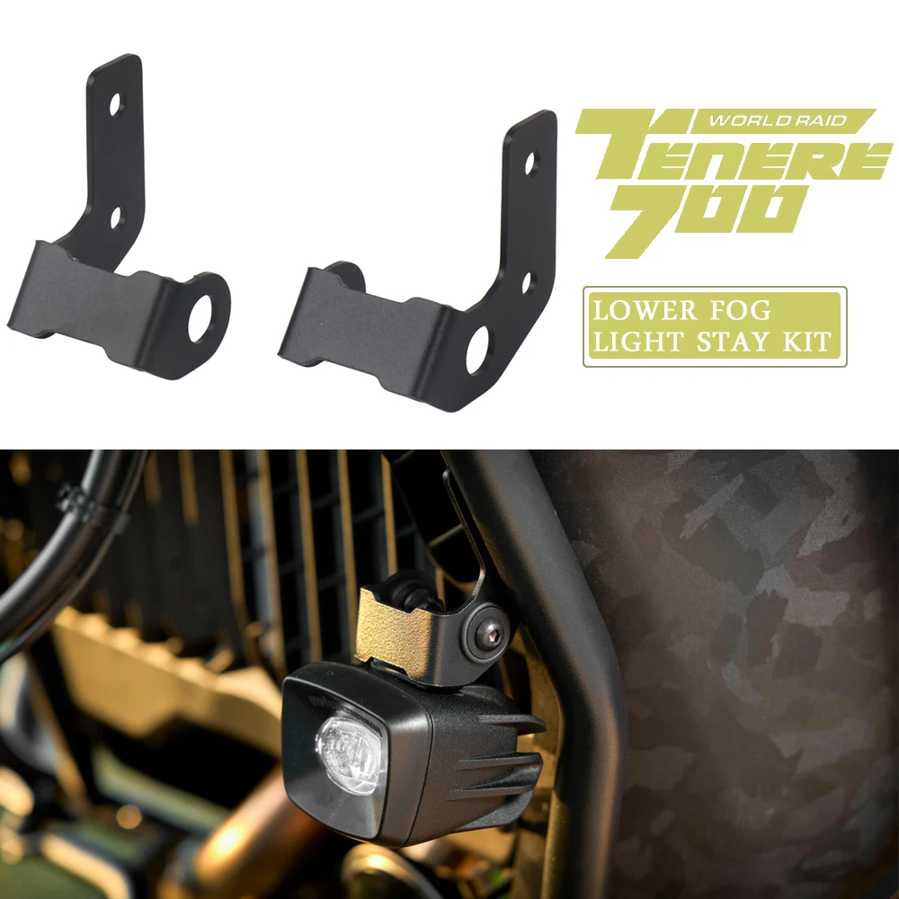 Per Yamaha Tenere Tenere 700 World Raid Tenere700 World Raid Moto Fendinebbia Inferiore Faretto Staffa Barra Luminosa Ausiliaria