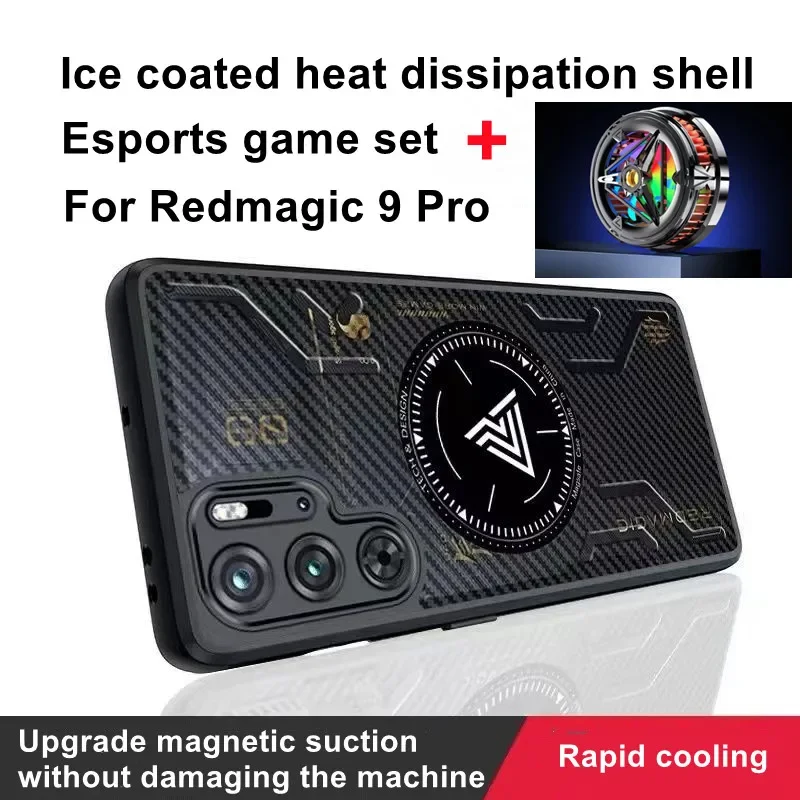 Custodia In Acrilico Per Dissipazione Del Calore Di Raffreddamento Per Nubia Redmagic 9 Pro Cover Trasparente Magnetica Per Redmagic 9 Pro Plus Con Ve