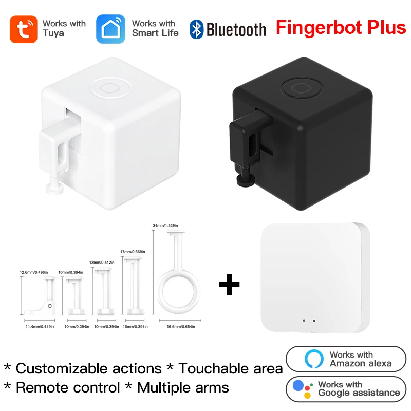 Tuya Bluetooth Smart Fingerbot Switch Fingerbot Button Pusher Telecomando Smart Home Per Alexa Google Assistant Controllo Vocale