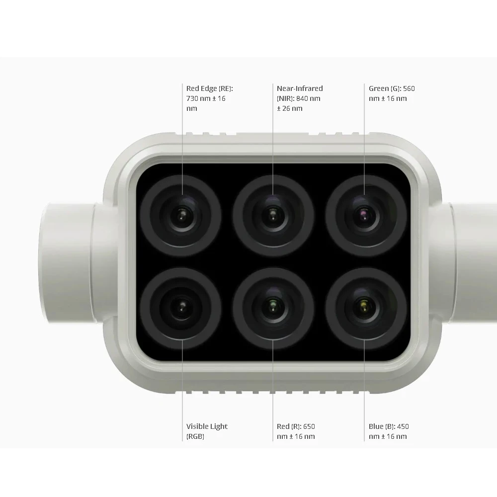 Drone Rtk Multispettrale Phantom 4 Per Mappa Di Rilevamento Industriale Agricola Con Stazione Rtk