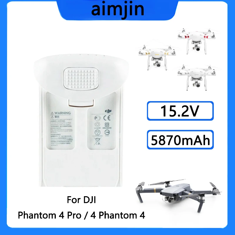 Batteria 15.2V 5870Mah Per Dji Phantom 4 Pro Sostituisci Drone Dji Phantom 4 4A V2.0 Rtk Advanced Uav Intelligent Flight Lipo Battery