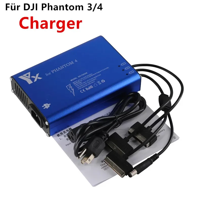 Phantom 34 Drone Batterie E Controller Recomte Ladegerasse Intelligente Lade Fuir Dji Phantom 4 / 4Pro Erweiterte Drone Zubehr