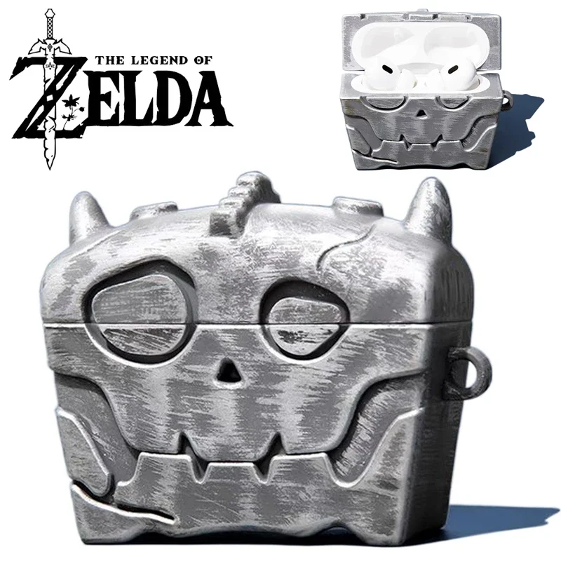 Custodia Zelda Tears Of The Kingdom Airpods Per Airpods Pro 3 2 1 Custodia Protettiva Aniem Anti-Vibrazione Auricolare Bluetooth Shell Gift