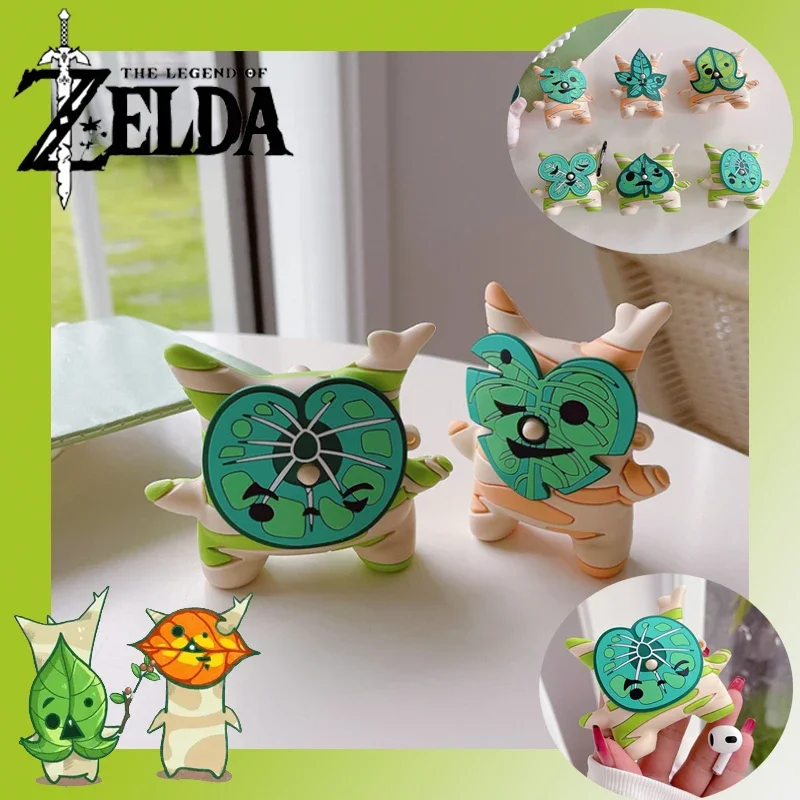 Zelda Tears Of The Kingdom Airpods Custodia Per Airpods Pro 3 2 1 Silicone Cartoon Cute Anime Wireless Headset Protector Cover Shell