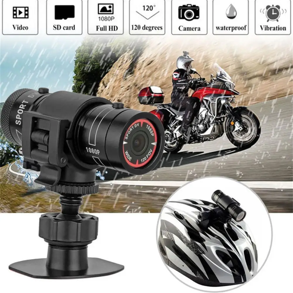 Mini F9 Bike Camera Hd Bike Moto Casco Sport Action Camera Video Dv Camcorder Full Hd 1080P Videoregistratore Per Auto