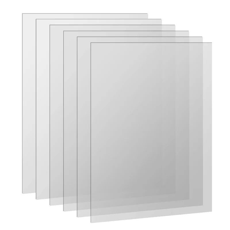 6 Pezzi Fep Film 260X200X0.15Mm Per Anycubic Photon M3/M3 Plus/Mono X, Elegoo Saturn/Saturn S/4K Lcd Stampante 3D
