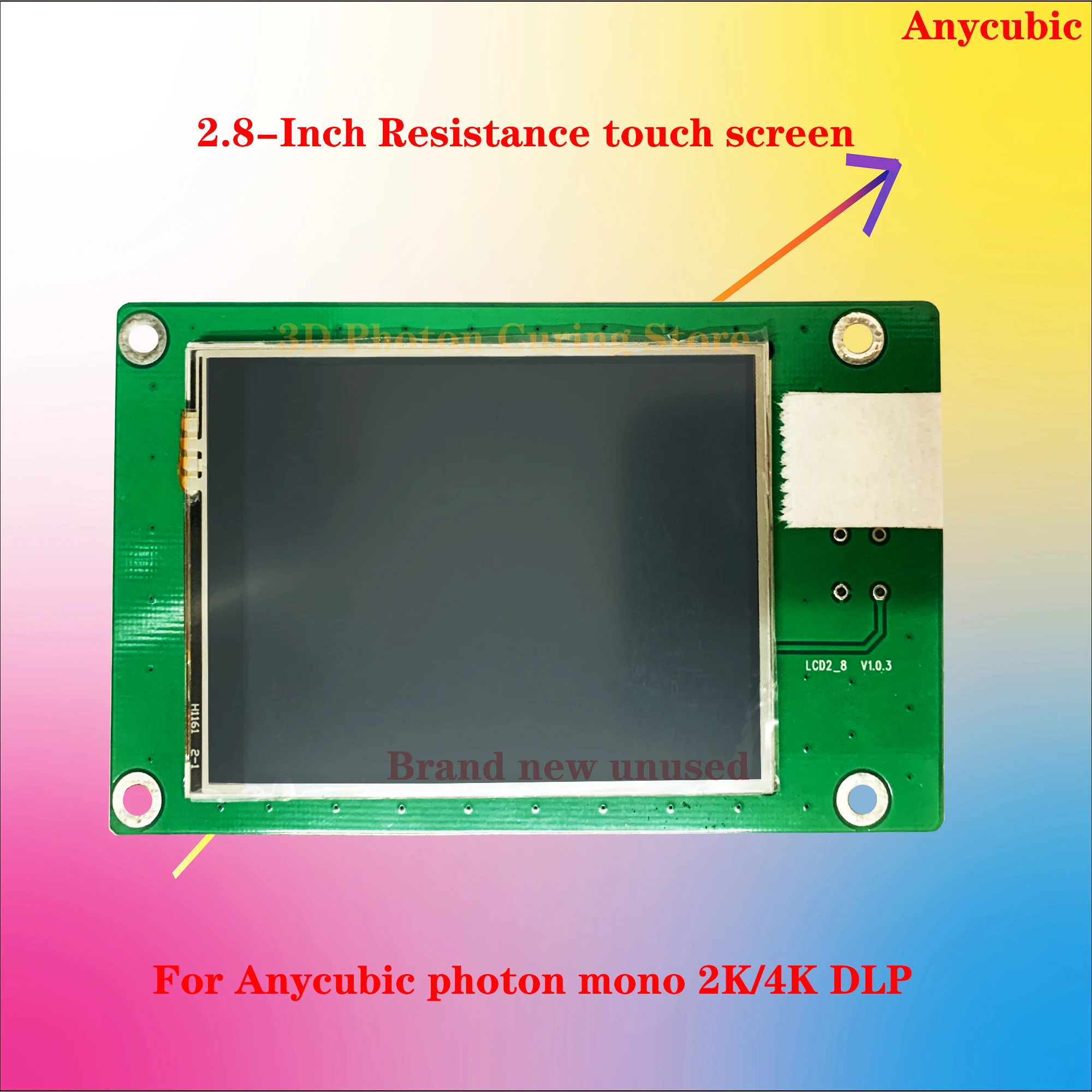 Touch Screen Con Controllo Della Resistenza Da 2.8 Pollici Per Anycubic Photon Mono Se 2K/4K Dlp Operation Touch Screen
