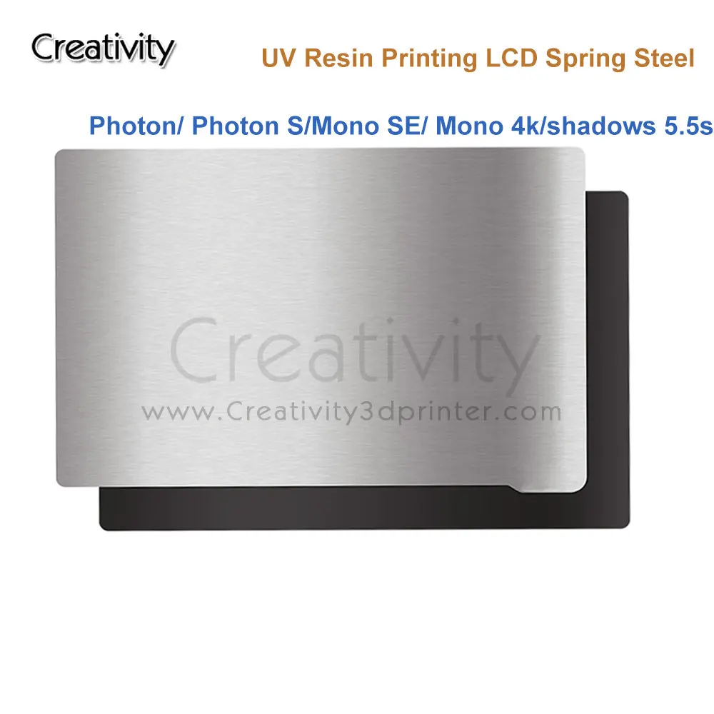 Acciaio Per Molle Per Anycubic Photon/Photon S/Mono Se/Mono 4K Piastra Di Costruzione Flessibile Base Magnetica Letto Sla/Dlp Stampa Lcd In Resina Uv