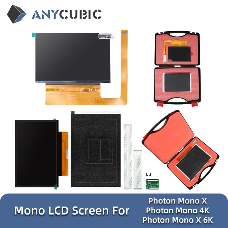 Anycubic Mono Schermo Lcd Per Photon Mono X(Pj), Photon Mono 4K, Photon Mono X 6K, Schermo Lcd Monocromatico Per Stampante Lcd 3D
