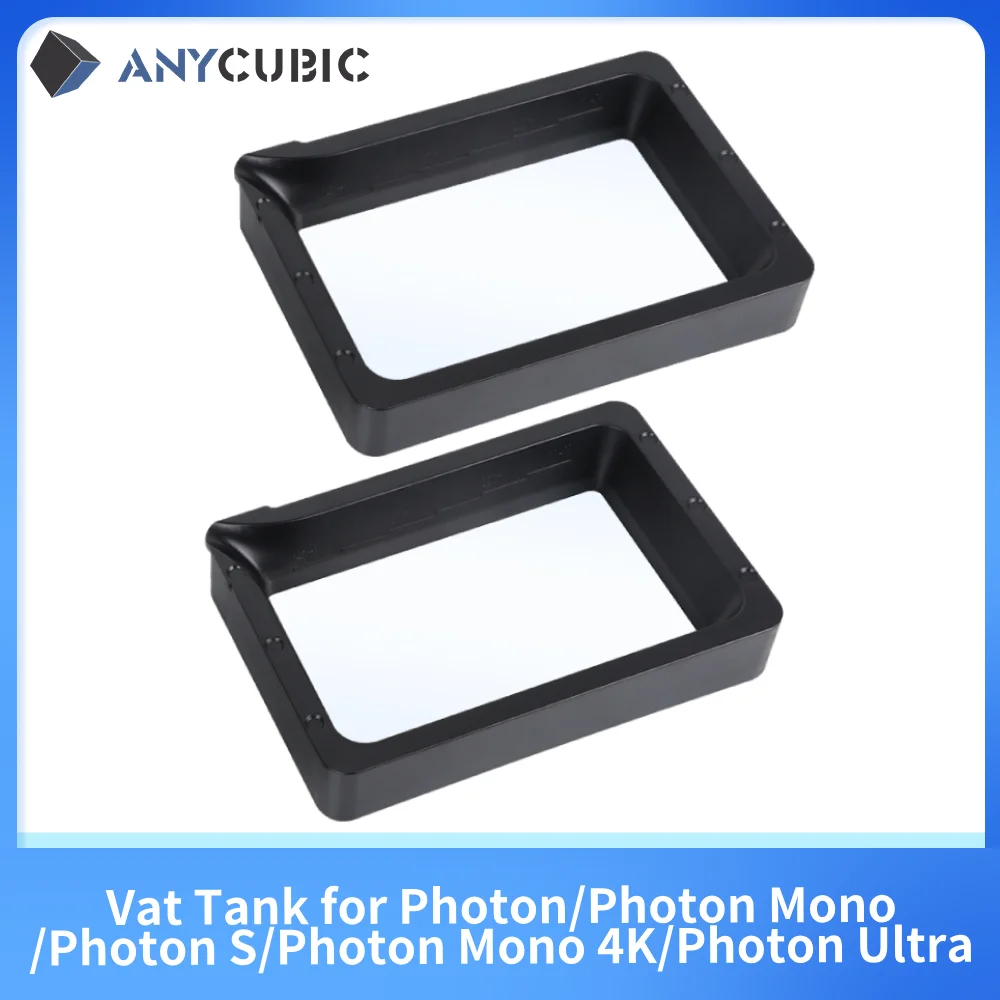 Anycubic 2Pcs Serbatoio In Resina Uv Per Photon/Photon Mono/Photon S/Photon Mono 4K/Photon Ultra/Photon D2 Accessori Per Stampanti 3D