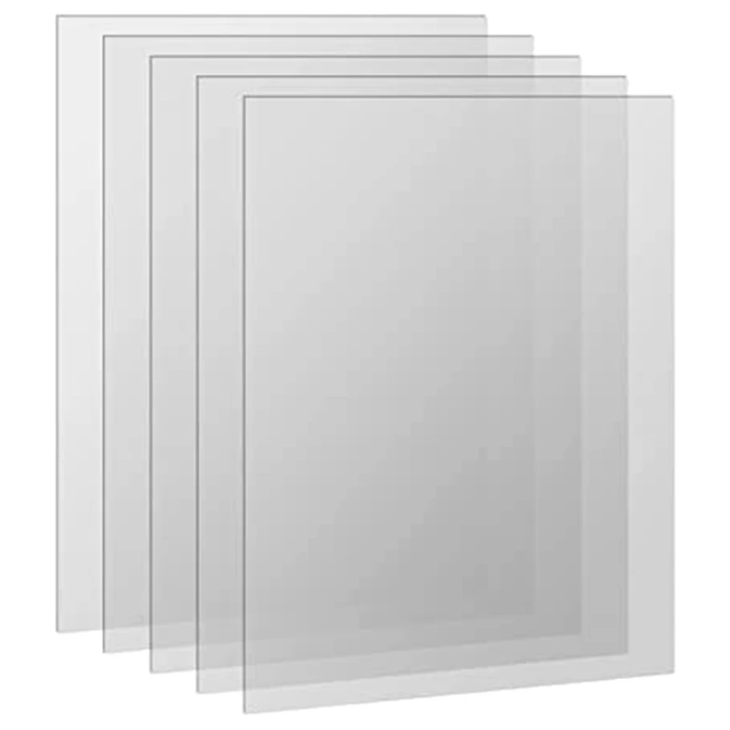 5 Pezzi Fep Film 260X200X0.15Mm Per Anycubic Photon Mono X, Photon M3, M3 Plus, Elegoo Saturn, Saturn S, Saturn 4K