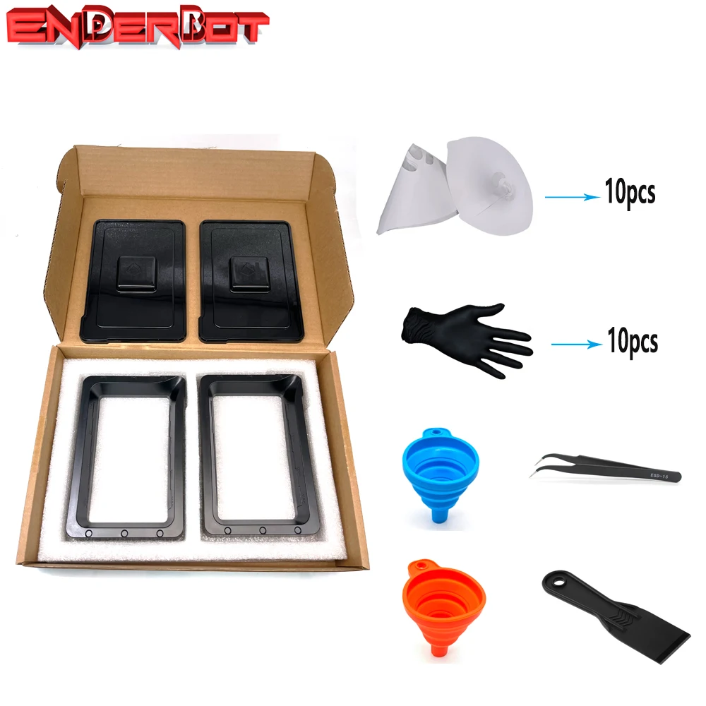Anycubic Piezas De Impresora 3D Fotopolimerizable, 2 Pezzi Resina Uv Para Photon Ultra, Photon D2, Photon Mono Se Photon Mono 4K