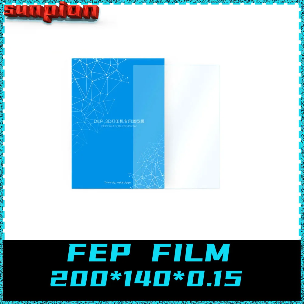 Fep Film 6.23 Pollici 200*140*0.15Mm Per Anycubic Photon S Mono 4K Photon Ultra Photon D2 Elegoo Mars 3D Printer Parts Accessori