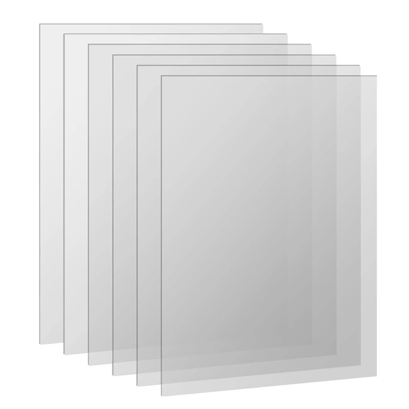 6 Pezzi Fep Film 260X200X0.15Mm Per Anycubic Photon M3/M3 Plus/Mono X, Elegoo Saturn/Saturn S/4K Lcd 3D Printer Parts Accessori
