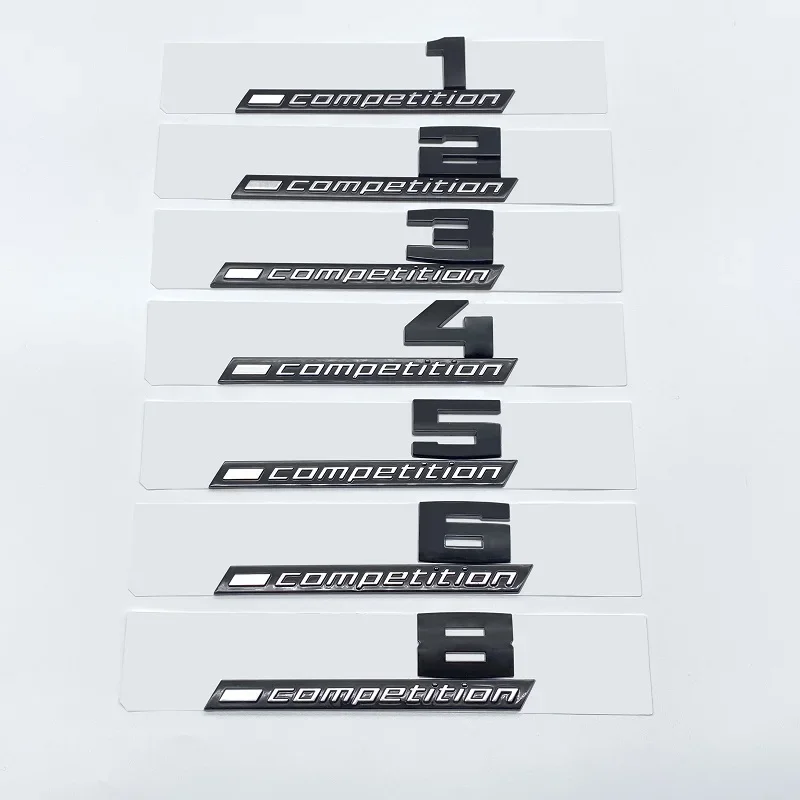 Giossy Black 3D Abs Competition Abs Emblem Thunder Edition Per Bmw M1 M2 M3 M4 M5 M6 M8 Car Trunk Badge Sticker