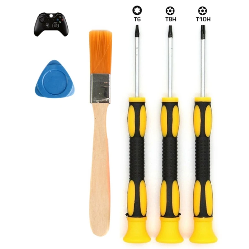 1Set Amateur T6 T8H T10H Screwdriver Repair Open Tool Kit For X Box-One 360 Ps3 Ps4 63Hd