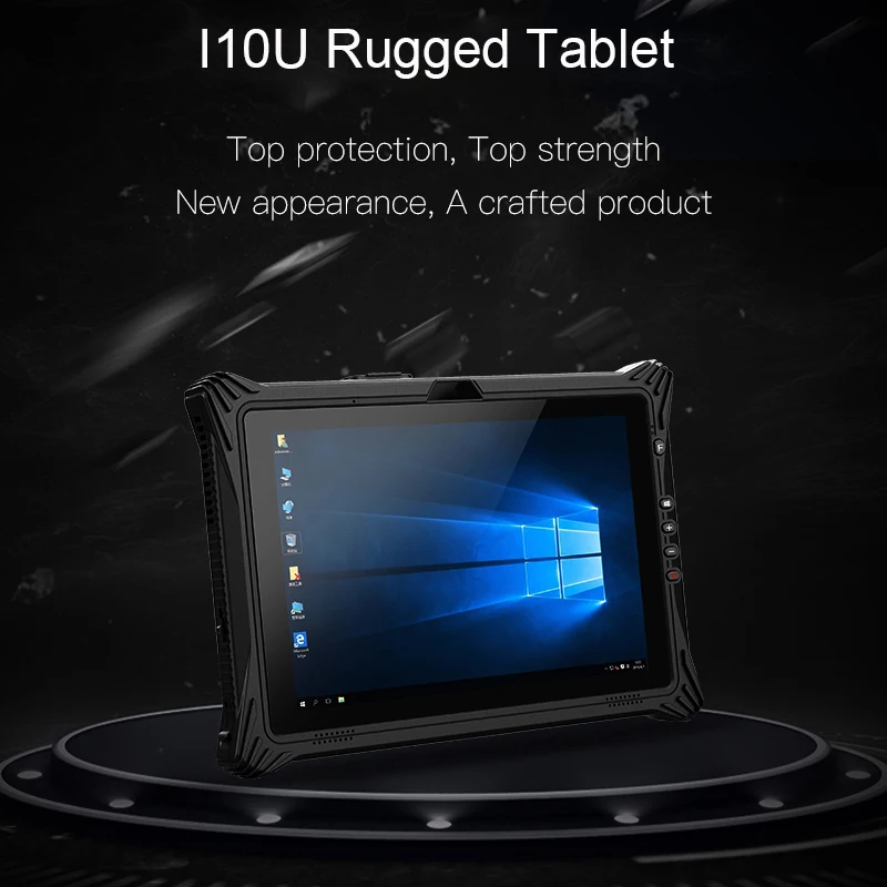 Tablet Robusto Da 10.1 Pollici Windows 10 Os O Windows 7 Os Tablet Industriale Porta Rj45 Nfc 1D/2D Terminale Per Auto Scanner
