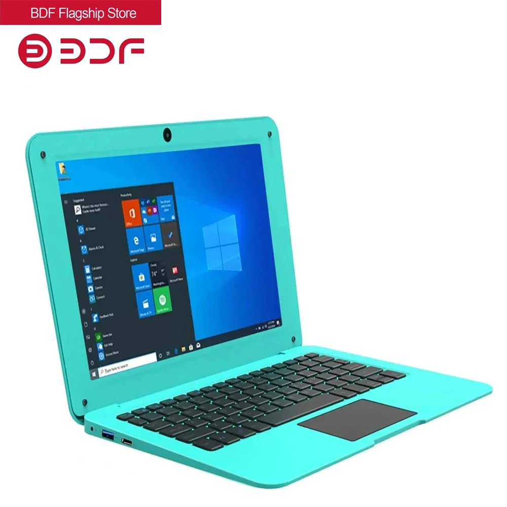 Computer Portatile Windows 10.1 Pollici Netbook Computer 6Gb Ram 64Gb Ultra Sottile E Leggero Intel Celeron Cpu Computer Wi-Fi