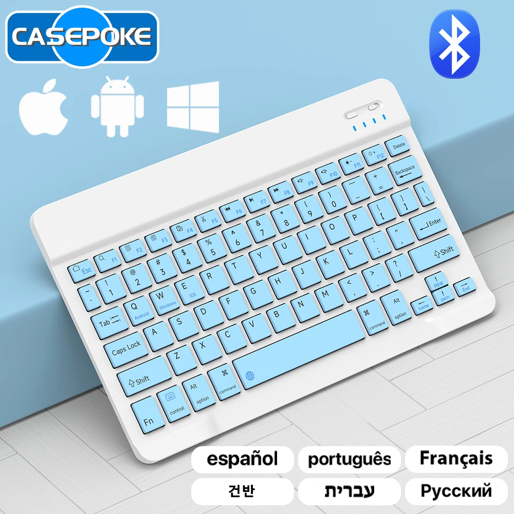 Tastiera Bluetooth Per Tastiera Wireless Ios Android Windows Per Apple Samsung Lenovo Xiaomi Tablet Phone Per Tastiera Ipad