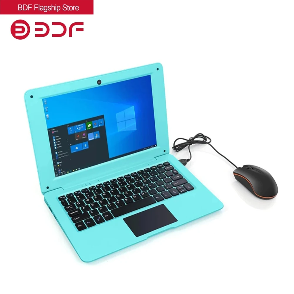 Windows 10 Laptop 10.1 Pollici Quad Core 6Gb/64Gb Notebook Sottile E Leggero Mini Netbook Computer Wifi Hdmi E Borsa Per Laptop