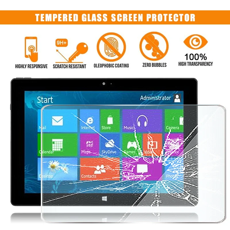 Per Tesco Windows Connect 10 Proteggi Schermo In Vetro Temperato Per Tablet 9H Premium Resistente Ai Graffi Hd Clear Film Cover