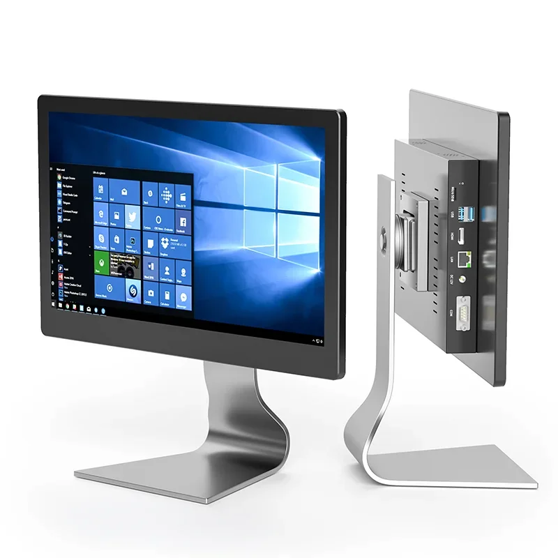 Higole F15Apl Tablet Pc Industriale Windows 10 Monitor Da 15.6 Pollici Tutto In Un Pc Inte Quad-Core Touch Screen Capacitivo Mini Pc Pad