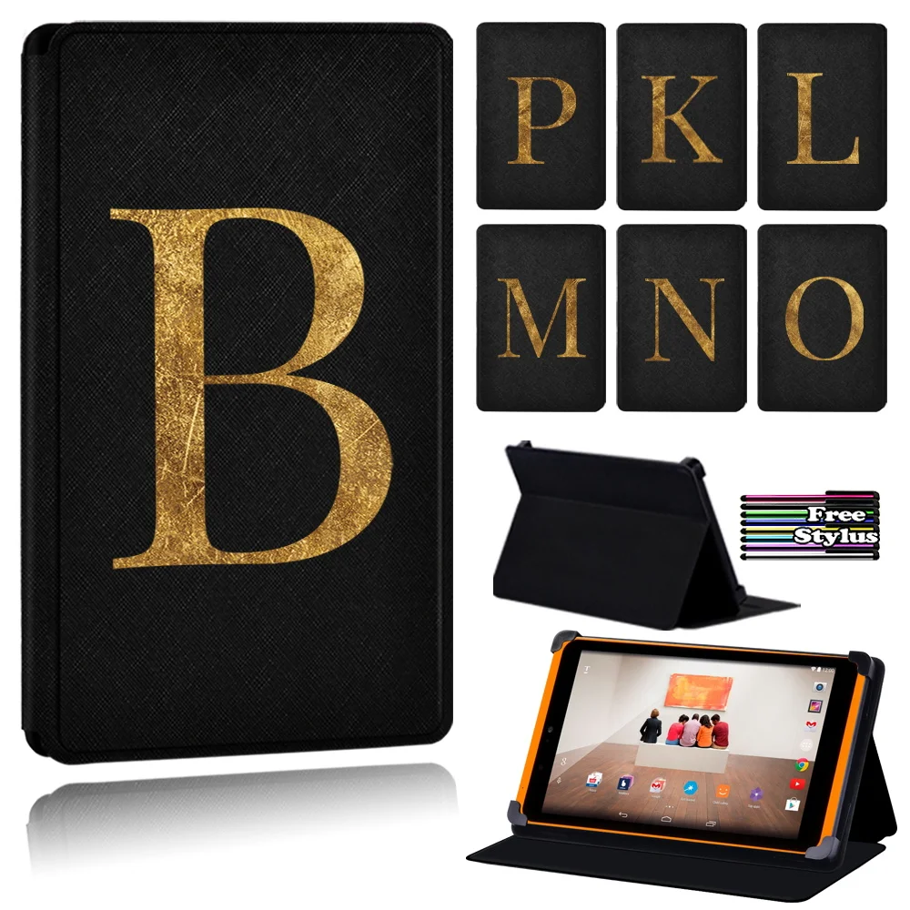 Custodia Per Tablet Per Tesco Hudl 7 Pollici/Windows Connect Custodia Universale In Pelle Pu Da 10 Pollici + Stilo Gratuito