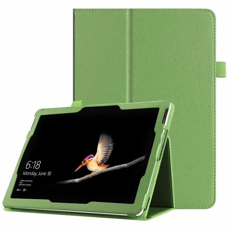 Per La Nuova Custodia Microsft Surface Go, Custodia Pieghevole In Pelle Pu Folio Per 10 "Surface Go Windows 2018 Release Tablet Stylus Loop
