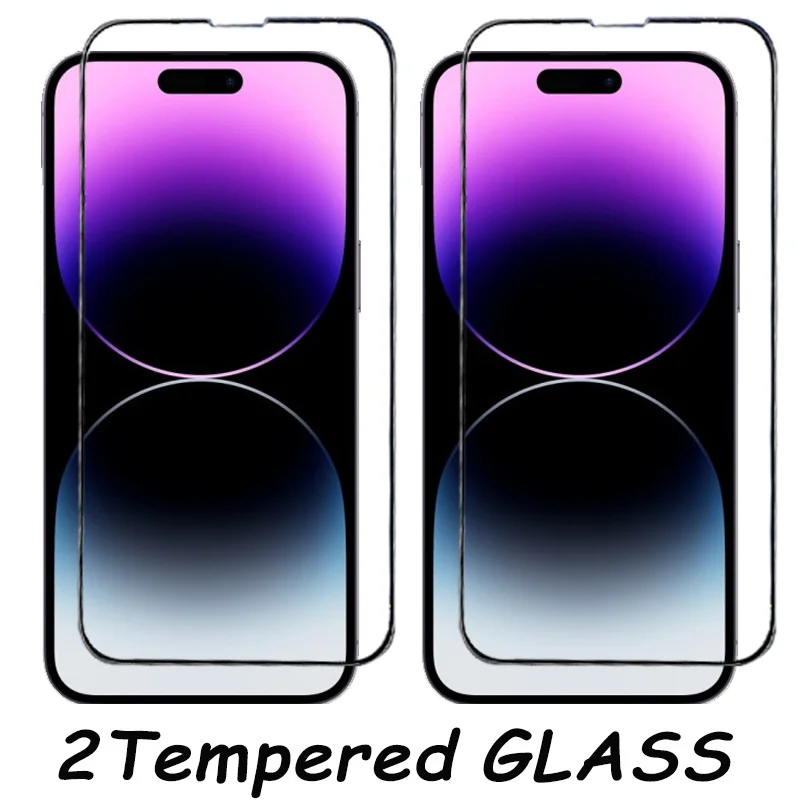 2Pc Vetro Temperato Iphone 14 Pro Max Pellicola Vetro Per Apple Iphone 14 Pro Max Pellicola Iphone14 Pro Max Screen Protector Iphone14Promax Pellicola
