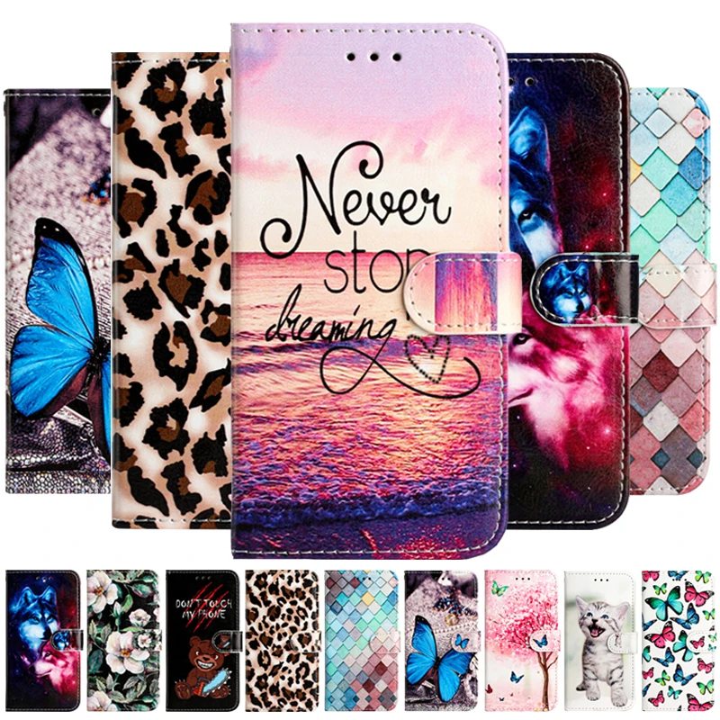 Custodia A Portafoglio Magnetica Moda Per Huawei Honor X8 X7 9X 10X Lite 9A 9S 8A 10 9 Lite 7A Pro 7C Coque Flip Phones Cover Fundas Etui
