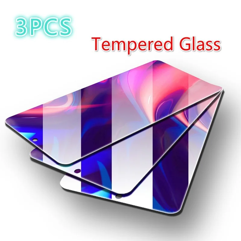 3Pcs Tempered Glass For Huawei Honor 10 20 Lite 8X 20I 10I Screen Protector Glass For Honor 20 8C 8A 7A 7C Pro Protective Glass