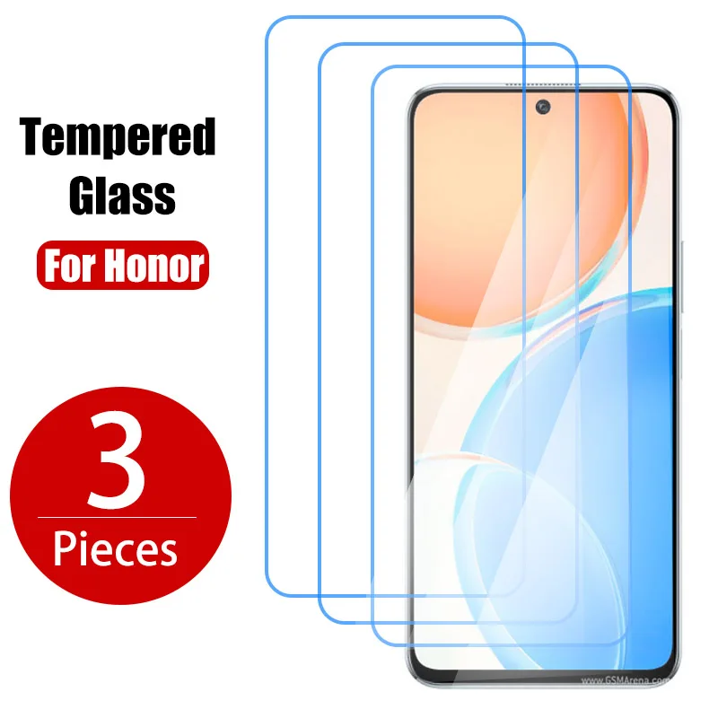 3 Pezzi Di Vetro Protettivo Per Honor X8 10 20 50 Pro Lite Global Screen Protector Glass Per Honor 8X 9X Global Tempered Glass