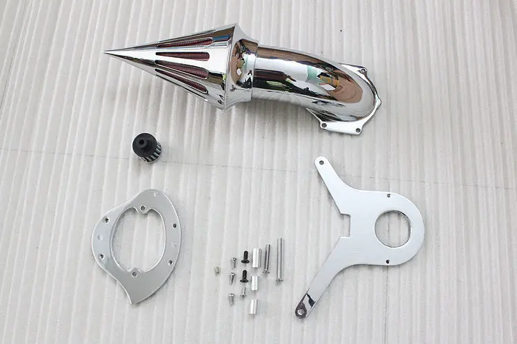 Moto Chrome Spike Air Cleaner Kit Filtro Di Aspirazione Per Honda Shadow Aero 750 Moto