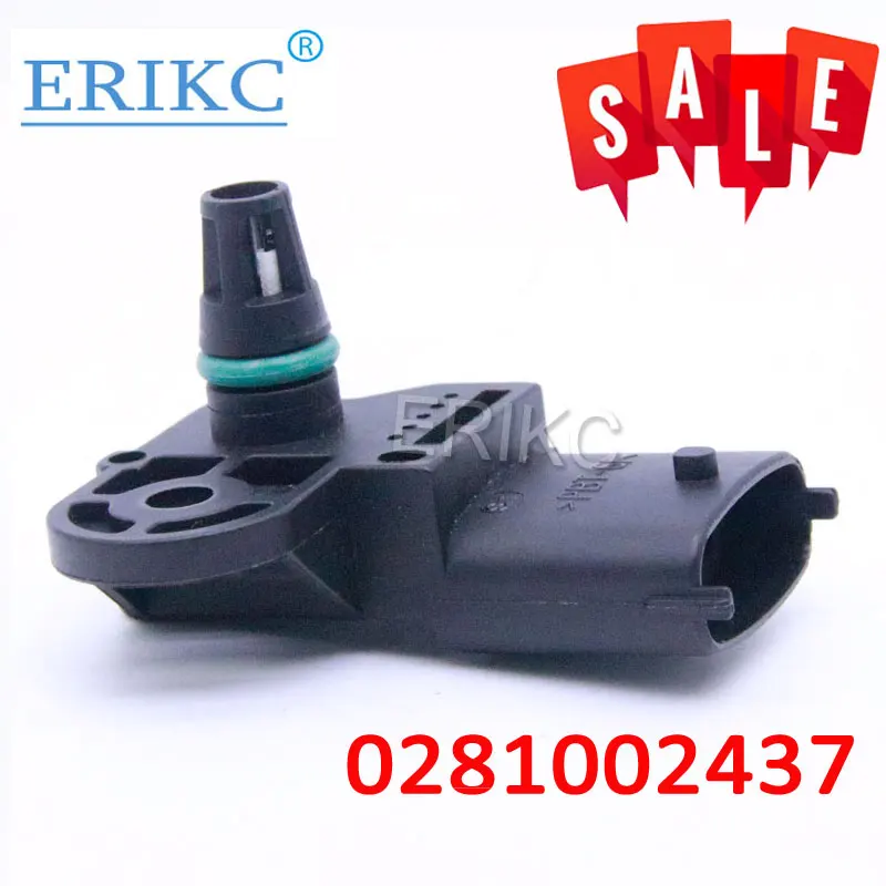 Erikc 3 Bar Original Boost Map Sensor 73503657 0281002437 504088431 Per Iveco Opel Vauxhall Astra G H Signum Vectra C Zafira