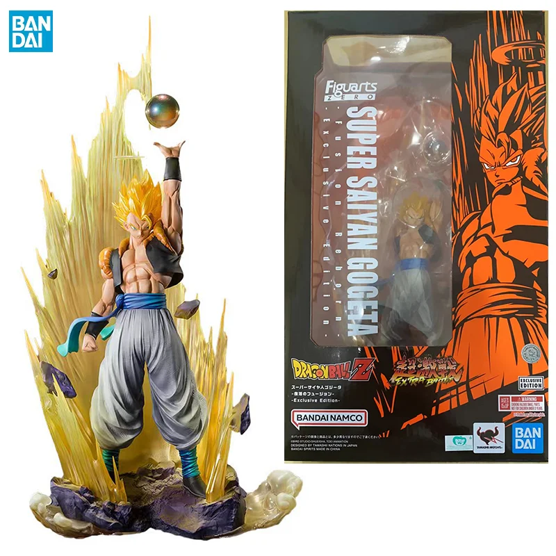 In Magazzino Originale Bandai Figuarts Zero Super Saiyan Gogeta Dragon Ball Anime Action Collection Figure Model Toys