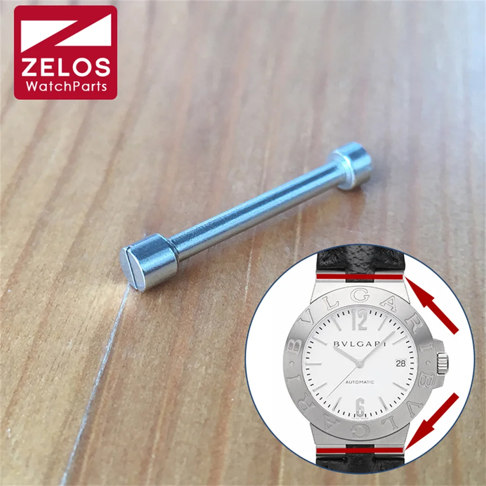 Watchl Tubo A Vite Per Bvlgari Bulgari Diagono 38Mm Lcv38 Kit Di Collegamento Del Cinturino Dell'Orologio