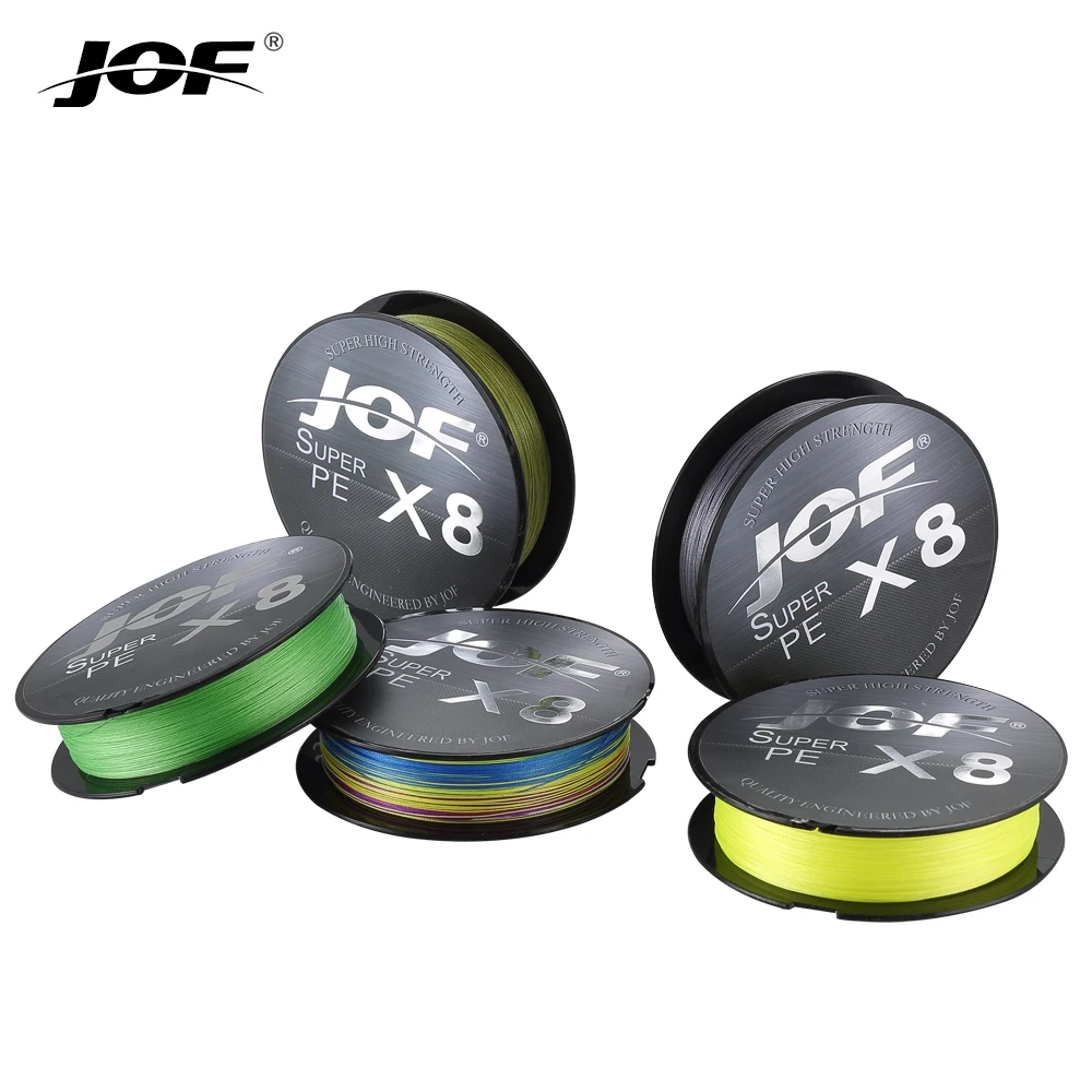 Jof 300M 500M Strong Pe Fishing Line 8 Fili Intrecciato Fishing Line Multifilamento Durevole Fishing Line Pesca Toray Ad Alta Resistenza