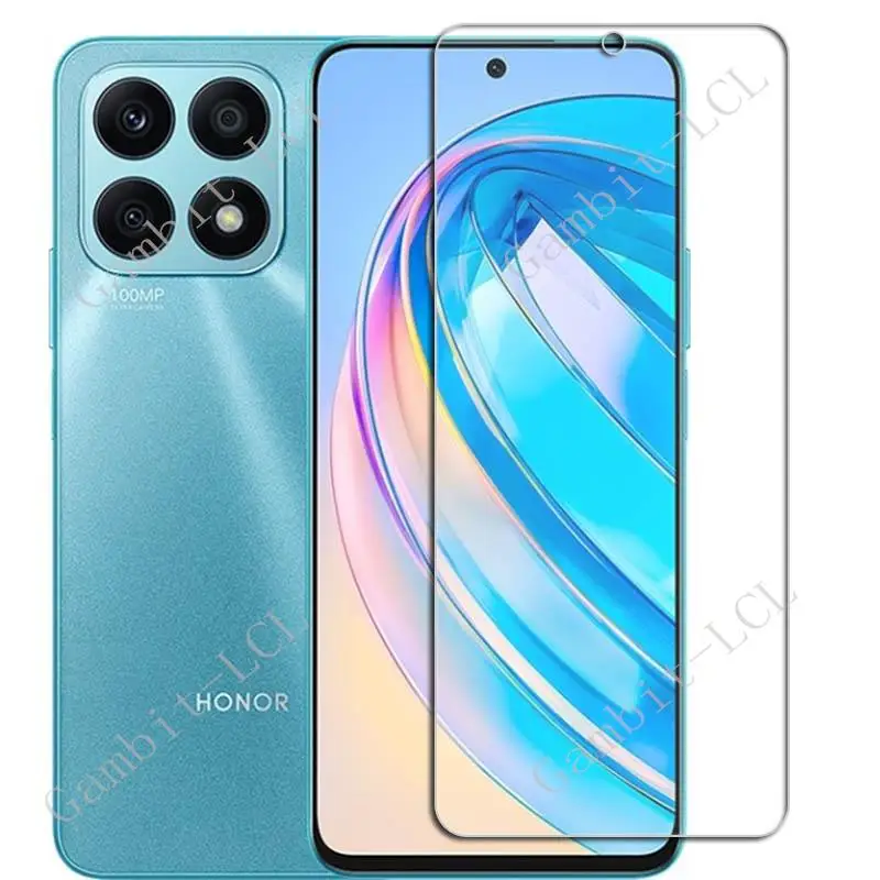 9H Vetro Temperato Per Honor X8A Pellicola Protettiva Su Honorx8A X8 4G Crt-Lx1, Crt-Lx2, Crt-Lx3 6.7 "Copertura Proteggi Schermo