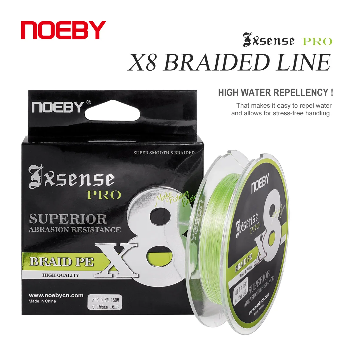 Noeby Lenze Da Pesca 8 Fili Intrecciati Pe 150M 14-60Lb Linea Multifilamento Verde Super Liscia Pe Lenze Da Pesca Carp Pesca