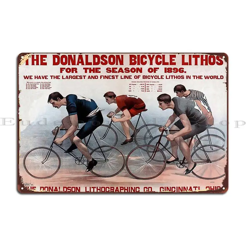 Antico Ciclismo Americano Litho Pubblicità Segni In Metallo Stampato Cinema Home Wall Cave Pub Tin Sign Poster