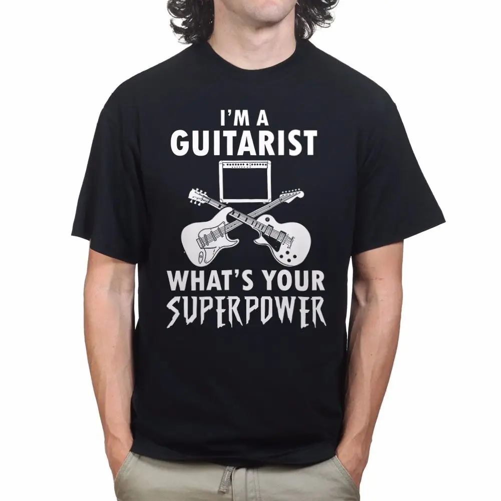 2019 Più Nuovo Chitarrista Di Moda Super Powers 59 Les Paul American Standard Strat T-Shirt O-Collo Hipster Magliette