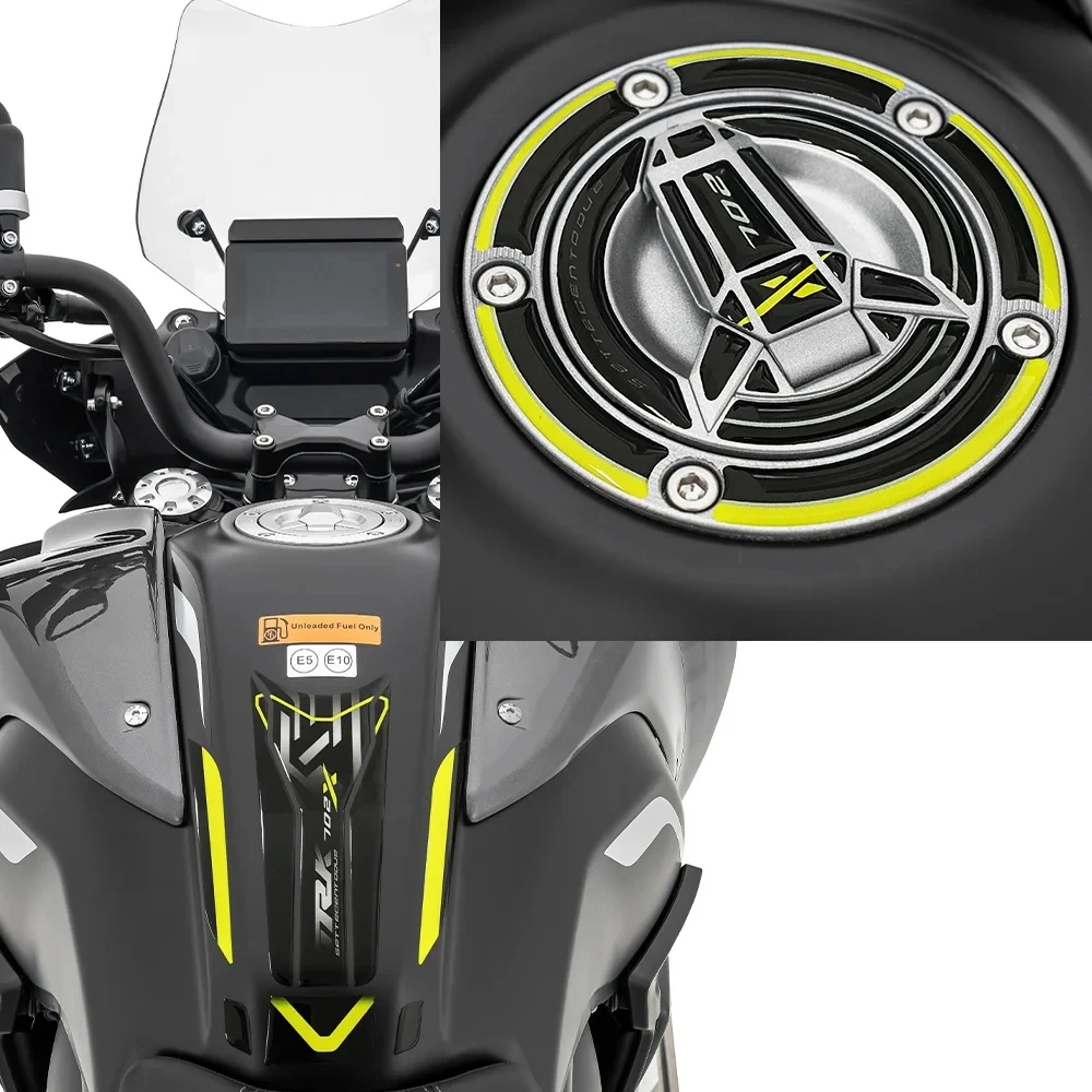 Trk 702 X Adesivi Per Benelli Trk 702X 2023 Moto 3D Gel Adesivo Epossidico Protezione Serbatoio Trk 702 X Decalcomanie Serbatoio