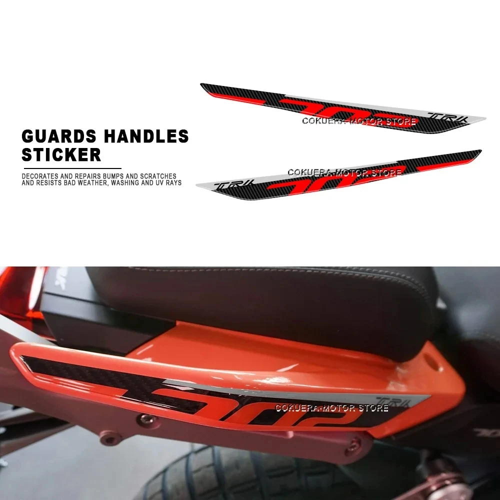 Per Benelli Trk702X Trk 702 X Trk 702X2023 Adesivo In Resina Gel 3D Accessori Moto Protezioni Maniglie Adesivi Protettivi