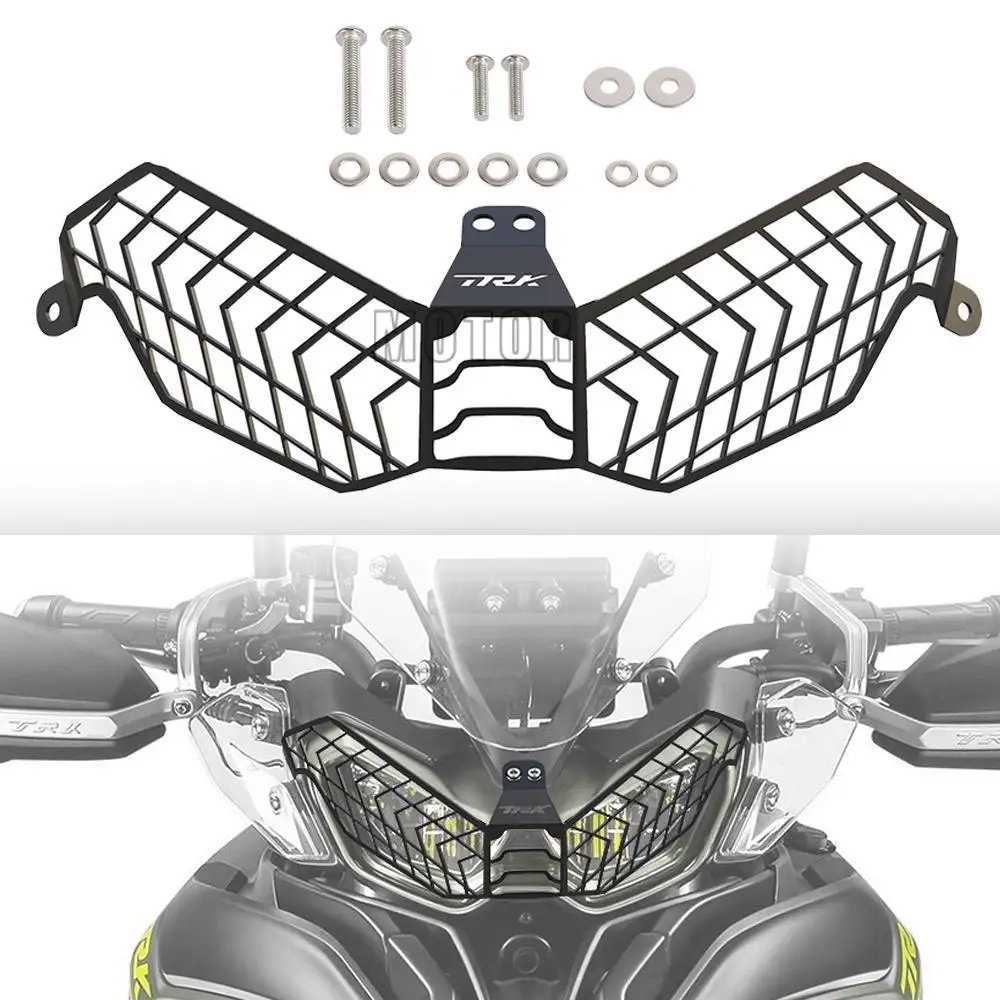 Moto Trk Trk 702 702X 22-23 Griglia Faro Protezione Faro Griglia Copertura Per Benelli Trk 702 Trk 702X2022 2023 Accessori