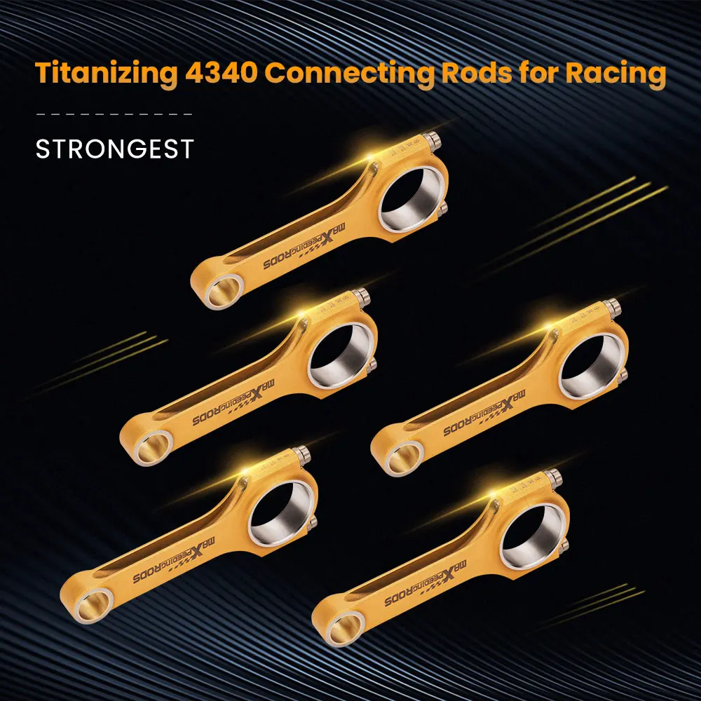 Bielle Titanizing H-Beam Per Audi Rs2 Quattro 2.2 L 5 Cilindri 144Mm