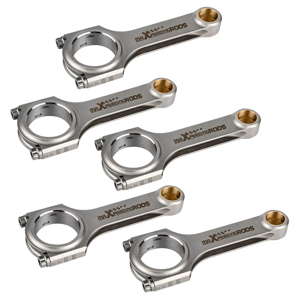 H Beam 4340 En24 Bielle Per Audi S2 Rs2 2.2L 5Cyl 20V Turbo Con Rod Bielle Arp2000 Bielle Floating Shot Peen Bellie