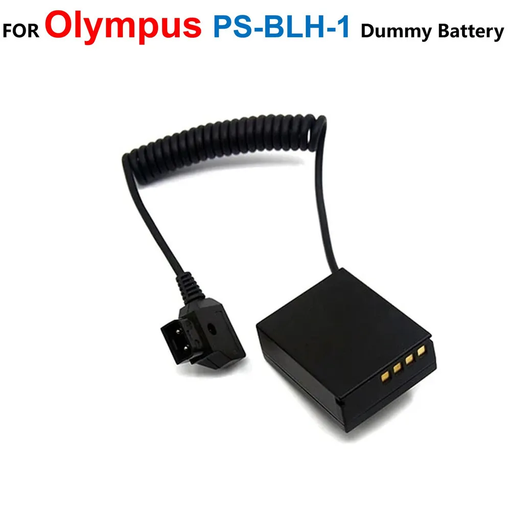 V-Mount D-Tap Blh-1 Batteria Falsa Accoppiatore Cc Cavo Di Alimentazione A Molla Per Fotocamera Anton Bauer Olympus E-M1 Mark Ii 2 Em1 Mark Iii E-M1X